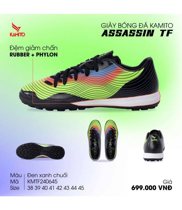 GIÀY ĐÁ BANH KAMITO ASSASSIN TF GIÀY ĐÁ BANH KAMITO ASSASSIN TF