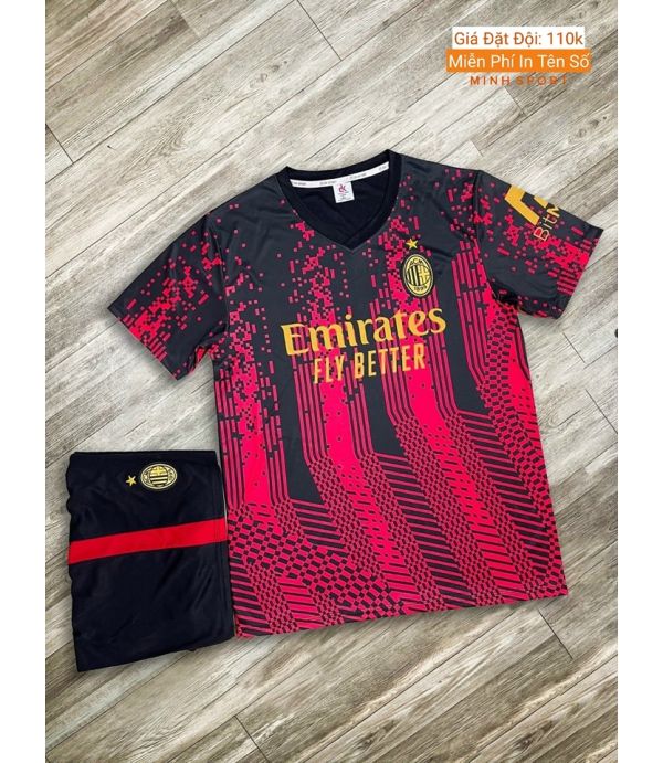 ÁO BÓNG ĐÁ AC MILAN ĐỎ DK ÁO BÓNG ĐÁ AC MILAN ĐỎ DK