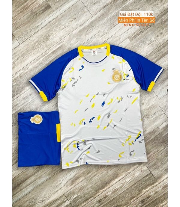 ÁO BÓNG ĐÁ AL NASSR TRẮNG BÍCH DK ÁO BÓNG ĐÁ AL NASSR TRẮNG BÍCH DK