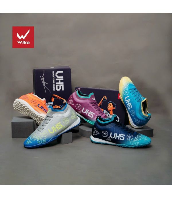 GIÀY BÓNG ĐÁ WIKA VH5 - XANH ĐEN GIÀY BÓNG ĐÁ WIKA VH5 - XANH ĐEN