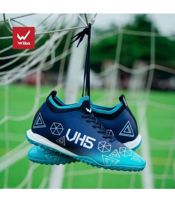 GIÀY BÓNG ĐÁ WIKA VH5 - XANH ĐEN GIÀY BÓNG ĐÁ WIKA VH5 - XANH ĐEN