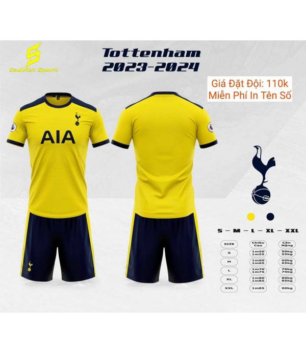 ĐỒ BÓNG ĐÁ TOTTENHAM VÀNG SV ĐỒ BÓNG ĐÁ TOTTENHAM VÀNG SV